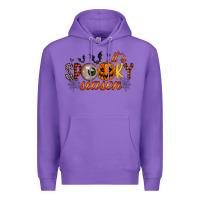 Purple spooky season Premium Hoodie - RacoonDesign