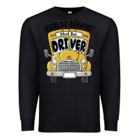 Black worlds greatest school bus driver Premium Sweatshirt - MaliasSmallBusiness