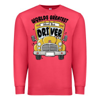 Cardinal worlds greatest school bus driver Premium Sweatshirt - MaliasSmallBusiness