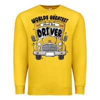 Lemon worlds greatest school bus driver Premium Sweatshirt - MaliasSmallBusiness