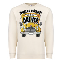 Sandshell worlds greatest school bus driver Premium Sweatshirt - MaliasSmallBusiness
