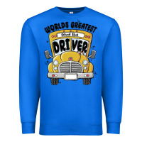 True Royal worlds greatest school bus driver Premium Sweatshirt - MaliasSmallBusiness