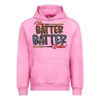 Fuchsia Pink hey batter batter batter Urban Hoodie - CowhideDigitalArt