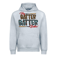 Heather Grey hey batter batter batter Urban Hoodie - CowhideDigitalArt