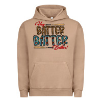 Pigment Burro hey batter batter batter Urban Hoodie - CowhideDigitalArt
