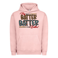 Pigment Salmon hey batter batter batter Urban Hoodie - CowhideDigitalArt