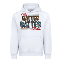 White hey batter batter batter Urban Hoodie - CowhideDigitalArt