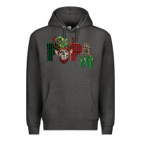 Charcoal Heather papa elf skull Premium Hoodie - FaDigitalArtStudio