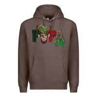Coffee papa elf skull Premium Hoodie - FaDigitalArtStudio