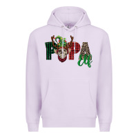 Lilac papa elf skull Premium Hoodie - FaDigitalArtStudio