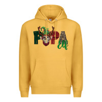 Mustard papa elf skull Premium Hoodie - FaDigitalArtStudio