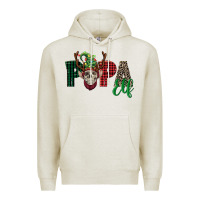 Oatmeal Heather papa elf skull Premium Hoodie - FaDigitalArtStudio