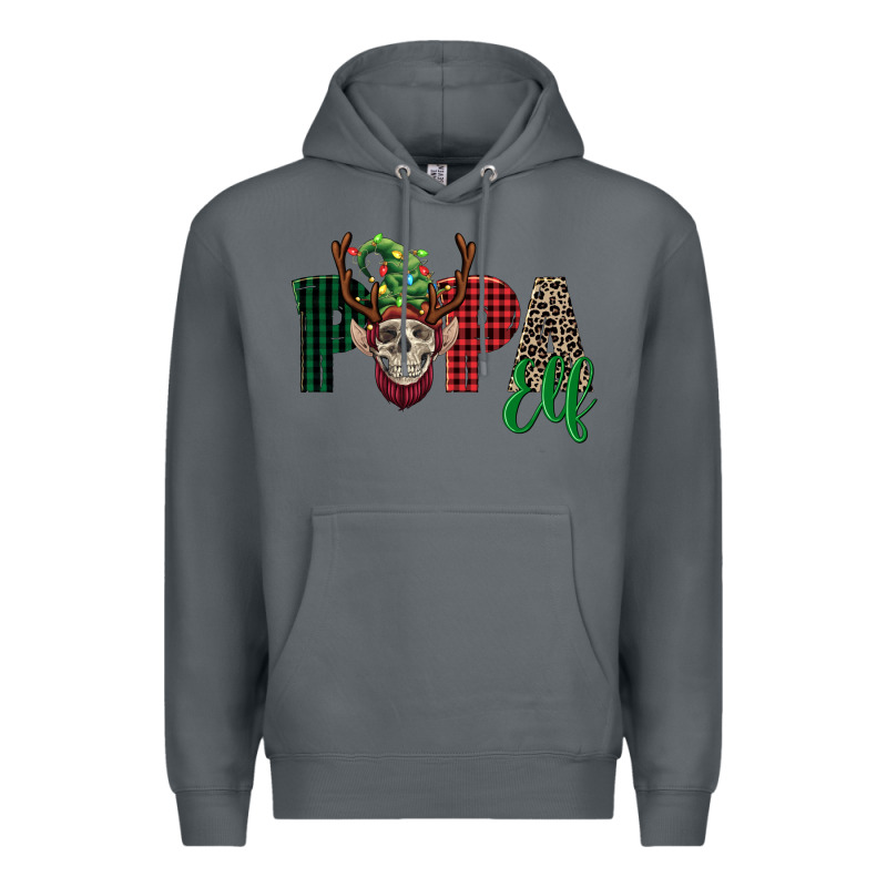 Papa Elf Skull Premium Hoodie by FaDigitalArtStudio | Teevron