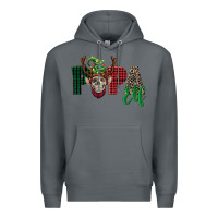 Rock papa elf skull Premium Hoodie - FaDigitalArtStudio