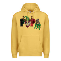 Antique Gold papa elf skull Premium Hoodie - FaDigitalArtStudio