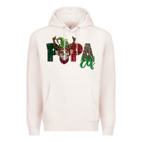 Pale Pink papa elf skull Premium Hoodie - FaDigitalArtStudio