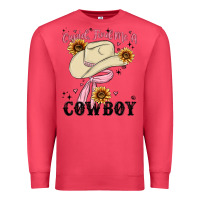 Cardinal cupid find me a cowboy Premium Sweatshirt - MaliasSmallBusiness
