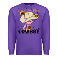 Purple cupid find me a cowboy Premium Sweatshirt - MaliasSmallBusiness