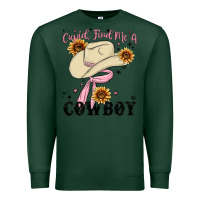 Sports Green cupid find me a cowboy Premium Sweatshirt - MaliasSmallBusiness