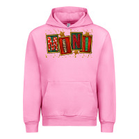 Fuchsia Pink mini christmas Urban Hoodie - FaDigitalArtStudio