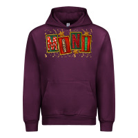Mauve Wine mini christmas Urban Hoodie - FaDigitalArtStudio