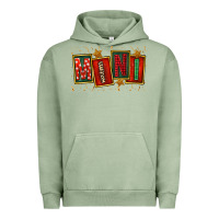 Pigment Oil Green mini christmas Urban Hoodie - FaDigitalArtStudio