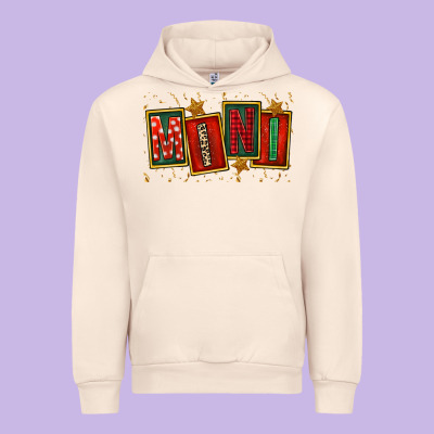 Mini Christmas Urban Hoodie Designed By Fadigitalartstudio