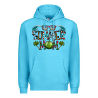 Ocean Blue summer mom Premium Hoodie - CowhideDigitalArt