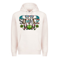 Pale Pink summer mom Premium Hoodie - CowhideDigitalArt