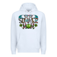 White summer mom Premium Hoodie - CowhideDigitalArt