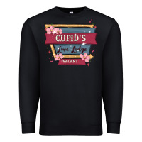 Black cupid's love lodge Premium Sweatshirt - MaliasSmallBusiness