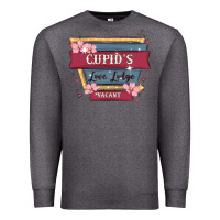 Charcoal Heather cupid's love lodge Premium Sweatshirt - MaliasSmallBusiness