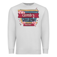 Dove Grey cupid's love lodge Premium Sweatshirt - MaliasSmallBusiness