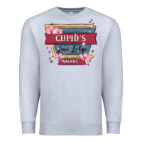 Heather Grey cupid's love lodge Premium Sweatshirt - MaliasSmallBusiness