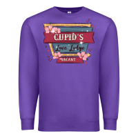 Purple cupid's love lodge Premium Sweatshirt - MaliasSmallBusiness