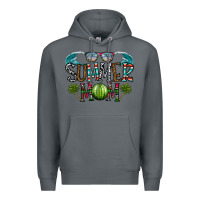 Rock summer mom Premium Hoodie - CowhideDigitalArt