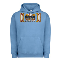 Pigment Pebble Blue leopard baseball mom 16oz libbey glass Urban Hoodie - HRA Design Shop