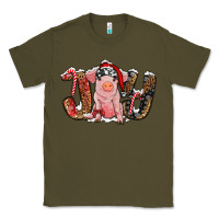Army Green joy with pig Classic Tee - RanaPortraitStore