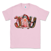 Bubblegum Pink joy with pig Classic Tee - RanaPortraitStore