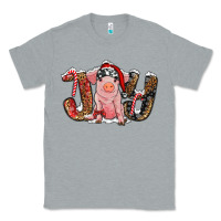 Heather Grey joy with pig Classic Tee - RanaPortraitStore