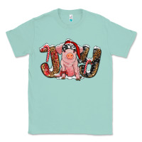 Seafoam joy with pig Classic Tee - RanaPortraitStore