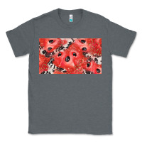 Charcoal Heather watermelon strawberry cowhide cup Classic Tee - BarkalooDesign