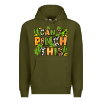 Army Green St. Patrick's Can't pinch this Premium Hoodie - OliviaCreatesArt