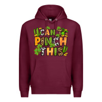 Burgundy St. Patrick's Can't pinch this Premium Hoodie - OliviaCreatesArt