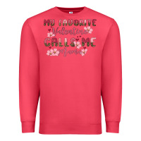 Cardinal my favorite valentine calls me mama Premium Sweatshirt - MaliasSmallBusiness