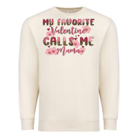Sandshell my favorite valentine calls me mama Premium Sweatshirt - MaliasSmallBusiness