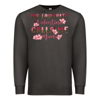 Smoke my favorite valentine calls me mama Premium Sweatshirt - MaliasSmallBusiness