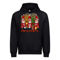 Black Merry christmas elfs Urban Hoodie - FaDigitalArtStudio