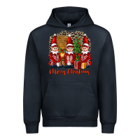 Navy Merry christmas elfs Urban Hoodie - FaDigitalArtStudio