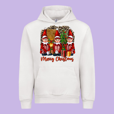 Merry Christmas Elfs Urban Hoodie Designed By Fadigitalartstudio